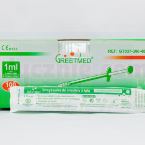 Sterile Spritzen h.u. 100 St. 1ml 0,40* 13 U40 Insulinspritzen mit Nadel